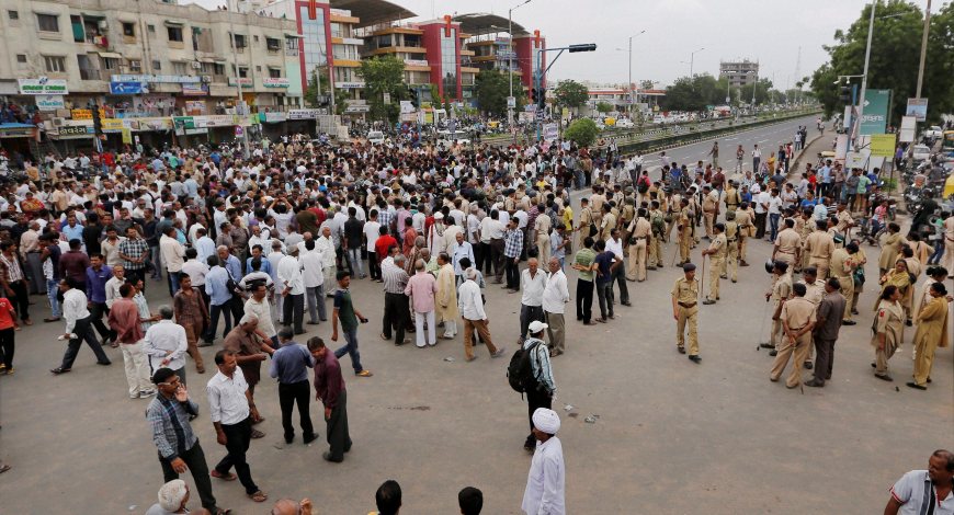 ಉನಾ ದೌರ್ಜನ್ಯ: ಗುಜರಾತ್‌ನ ವಿವಿಧೆಡೆ ಬಂದ್