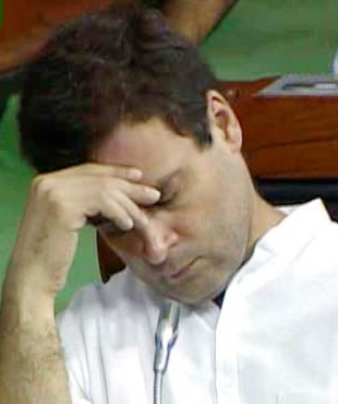 ಲೋಕಸಭೆ ನಡುಗುವಂತೆ ಕಾಂಗ್ರೆಸ್ ಬೊಬ್ಬಿಡುತ್ತಿದ್ದರೆ ರಾಹುಲ್ ಸುಖನಿದ್ದೆಯಲ್ಲಿದ್ದರು!