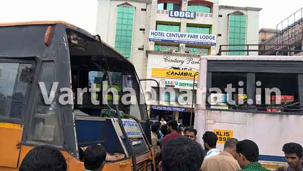 ಕಾಸರಗೋಡು: ಕೆಎಸ್ಸಾರ್ಟಿಸಿ ಬಸ್‌ಗಳ ಮಧ್ಯೆ ಢಿಕ್ಕಿ; ಮೂವರಿಗೆ ಗಾಯ