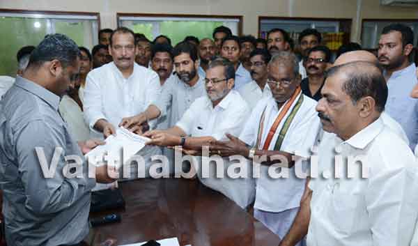 ಆರೋಪಿಗಳನ್ನು ಬಂಧಿಸುವಂತೆ ಒತ್ತಾಯಿಸಿ ಜಿಲ್ಲಾ ಕಾಂಗ್ರೆಸ್ ಸಮಿತಿಯಿಂದ ಗೃಹ ಸಚಿವರಿಗೆ ಮನವಿ