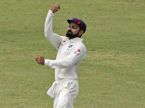 ಸೋಲಿನ ಸುಳಿಯಲ್ಲಿ ವೆಸ್ಟ್ ಇಂಡೀಸ್ : ಫಾಲೋಅನ್ ಹೇರಿದ ವಿರಾಟ್ ಪಡೆ