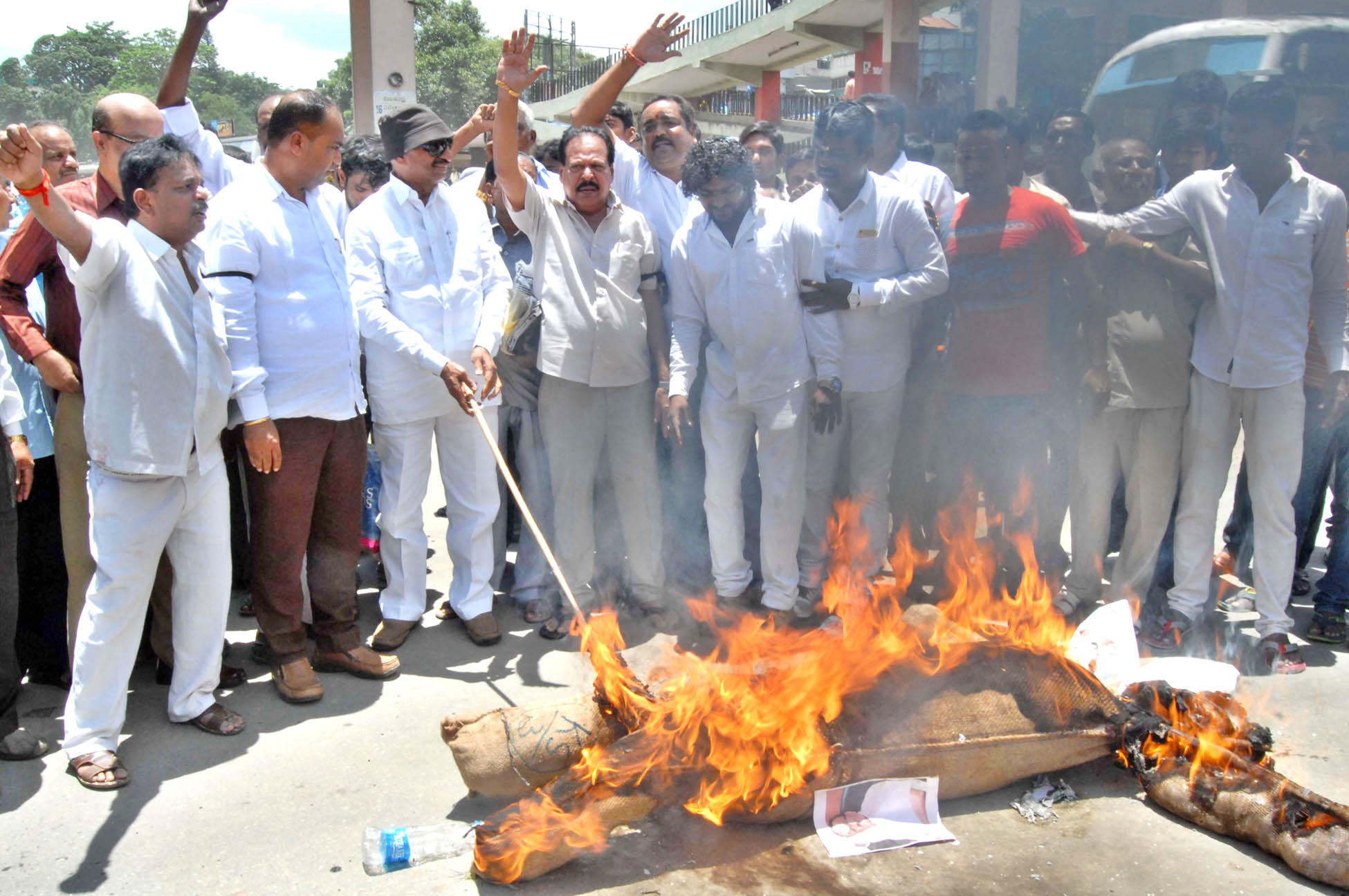 ರಾಜಧಾನಿಯಲ್ಲೂ ಹೊತ್ತಿದ ಮಹಾದಾಯಿ ಕಿಚ್ಚು