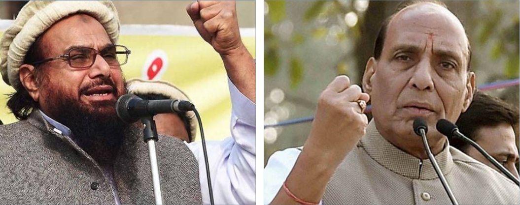 ರಾಜ್‌ನಾಥ್ ಬಂದರೆ ಪಾಕ್‌ನಾದ್ಯಂತ ಪ್ರತಿಭಟನೆ: ಉಗ್ರ ಹಫೀಝ್ ಎಚ್ಚರಿಕೆ