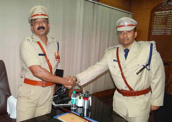 ಉಡುಪಿ ಜಿಲ್ಲಾ ಎಸ್ಪಿಯಾಗಿ ಕೆ.ಟಿ.ಬಾಲಕೃಷ್ಣ ಅಧಿಕಾರ ಸ್ವೀಕಾರ