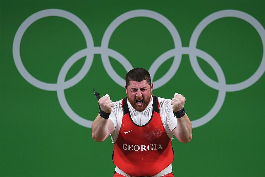ವಿಶ್ವ ದಾಖಲೆಯೊಂದಿಗೆ ಚಿನ್ನ ಜಯಿಸಿದ ಜಾರ್ಜಿಯ ವೇಟ್‌ಲಿಫ್ಟರ್