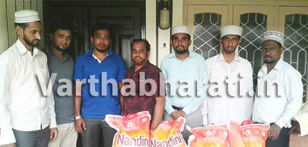 ಉಳ್ಳಾಲ: ಅಲ್ ಅಮೀನ್ ರಿಲೀಫ್ ಫೌಂಡೇಶನ್‌ನಿಂದ ಅಕ್ಕಿ ವಿತರಣೆ