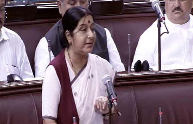 ಸೌದಿಯಲ್ಲಿ ಒಬ್ಬೇ ಒಬ್ಬ ಭಾರತೀಯ ಕಾರ್ಮಿಕ ಹಸಿವಿನಿಂದ ಇರಲು ಬಿಡುವುದಿಲ್ಲ : ಸುಷ್ಮಾ ಸ್ವರಾಜ್