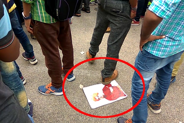 ಎಬಿವಿಪಿ ಸಮಾವೇಶದಲ್ಲಿ ವಿವೇಕಾನಂದರ ಚಿತ್ರಕ್ಕೆ ಅವಮಾನ