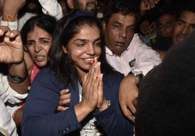 ಸಾಕ್ಷಿ ತವರಿಗೆ ಆಗಮನ