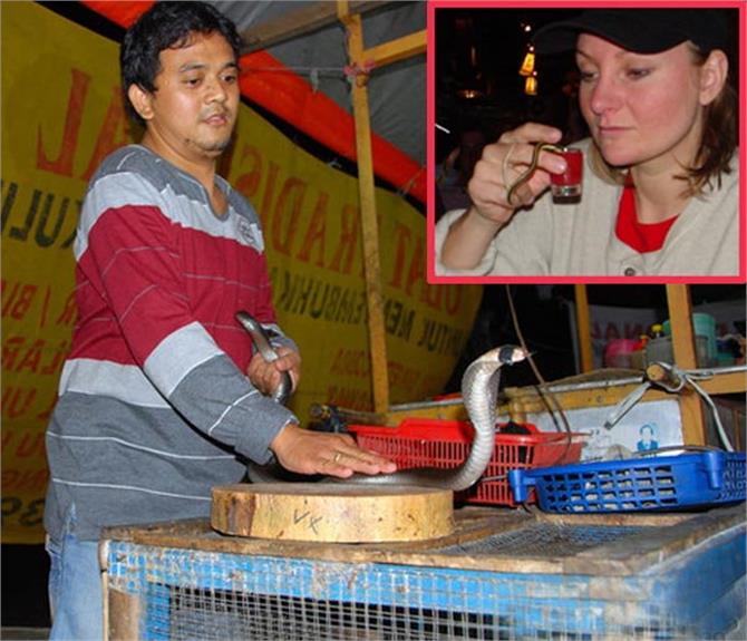 ಇಲ್ಲಿನ ಜನರು ವಿಷಸರ್ಪದ ರಕ್ತವನ್ನು ಕುಡಿಯುತ್ತಿದ್ದಾರೆ!