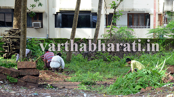 ವಿಚಾರಣಾಧೀನ ಕೈದಿಗಳಿಂದ ಜೈಲು ಅಧೀಕ್ಷಕರ ಕ್ವಾರ್ಟ್ರಸ್ ಪರಿಸರ ಸ್ವಚ್ಛತೆ!