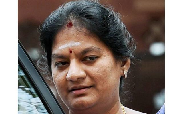 ಎಐಡಿಎಂಕೆ ಉಚ್ಚಾಟಿತ ಸಂಸದೆಗೆ ದಿಲ್ಲಿ ಪೊಲೀಸರಿಂದ ರಕ್ಷಣೆ!