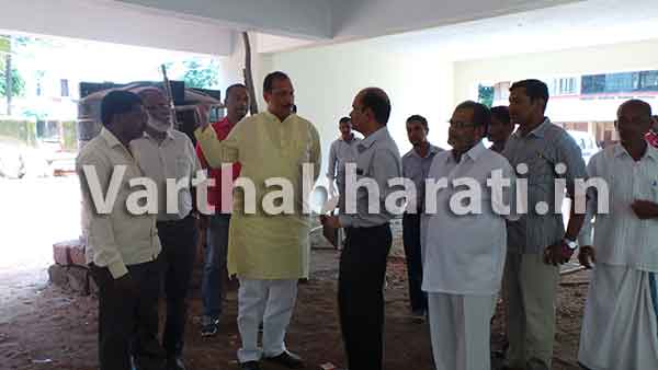 ಐವನ್ ಡಿಸೋಜರಿಂದ ಅಲ್ಪಸಂಖ್ಯಾತರ ಭವನದ ಕಾಮಗಾರಿ ವೀಕ್ಷಣೆ