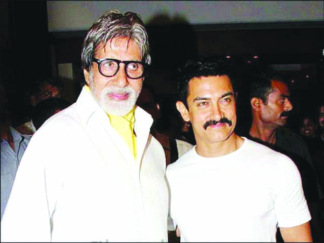 ಒಂದೇ ಚಿತ್ರದಲ್ಲಿ ಆಮಿರ್-ಅಮಿತಾಭ್