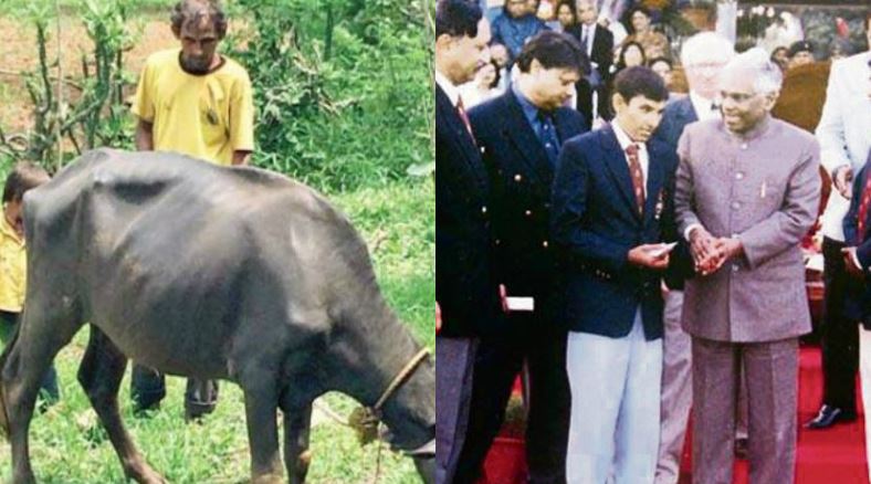ದನ ಮೇಯಿಸಿ ದಿನ ದೂಡುತ್ತಿರುವ ಕ್ರಿಕೆಟ್ ವಿಶ್ವಕಪ್ ಹೀರೊ !