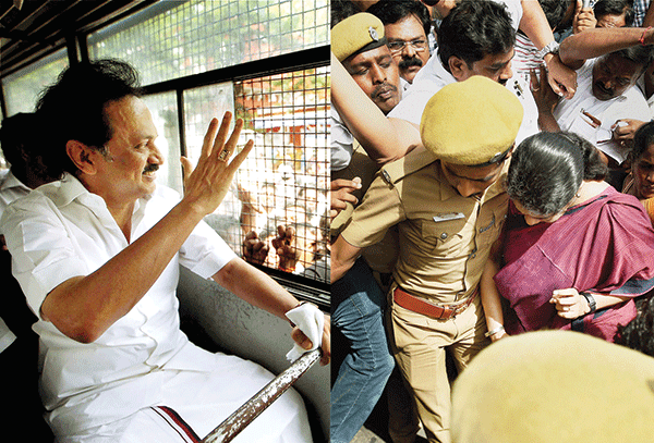 ಕಾವೇರಿ ವಿವಾದ: ತಮಿಳುನಾಡು ಬಂದ್; ಡಿಎಂಕೆ ನಾಯಕರು ಪೊಲೀಸರ ವಶಕ್ಕೆ