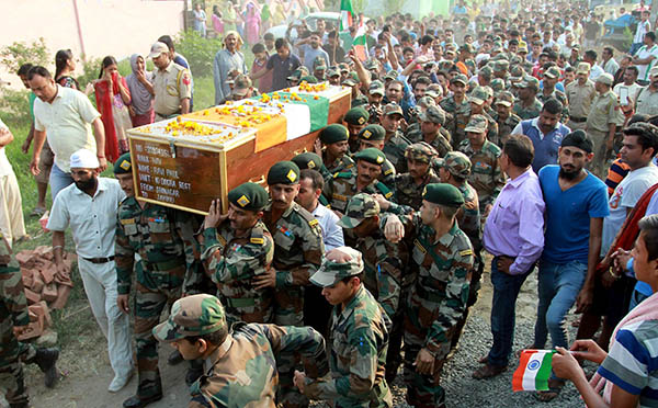 ಆಸ್ಪತ್ರೆಗೆ ದಾಖಲಾಗಿದ್ದ ಗಾಯಾಳು ಮೃತ್ಯು: ಹುತಾತ್ಮ ಯೋಧರ ಸಂಖ್ಯೆ 18ಕ್ಕೇರಿಕೆ