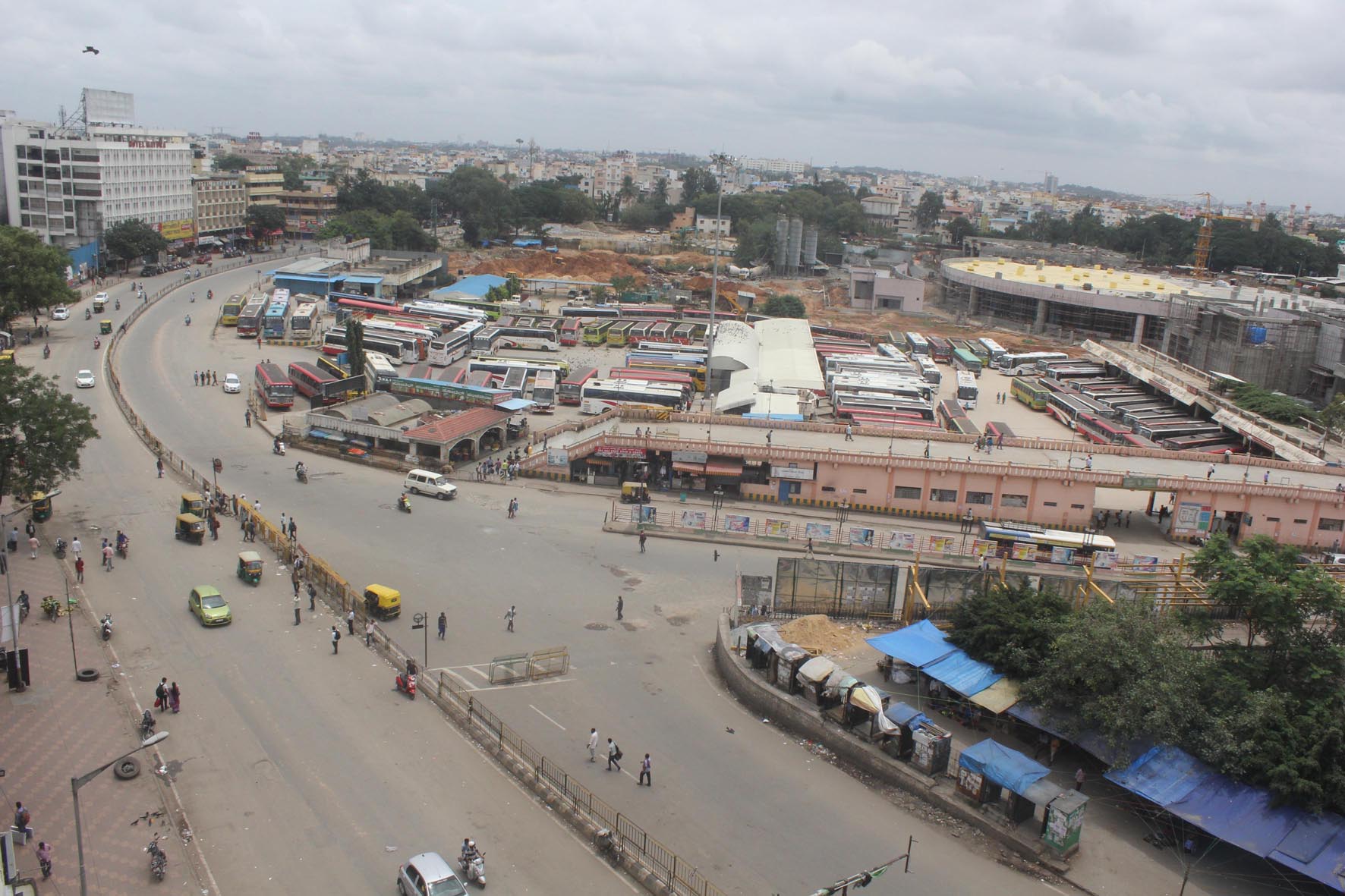 ಬೆಂಗಳೂರು: ಕಾರ್ಮಿಕರ ಮುಷ್ಕರಕ್ಕೆ ಅಭೂತಪೂರ್ವ ಬೆಂಬಲ