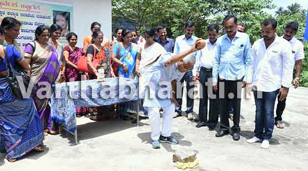ಜಿಲ್ಲಾ ಸ್ತ್ರೀ ಶಕ್ತಿ ಭವನ ವಿಸ್ತರಣಾ ಕಾಮಗಾರಿಗೆ ಶಿಲಾನ್ಯಾಸ