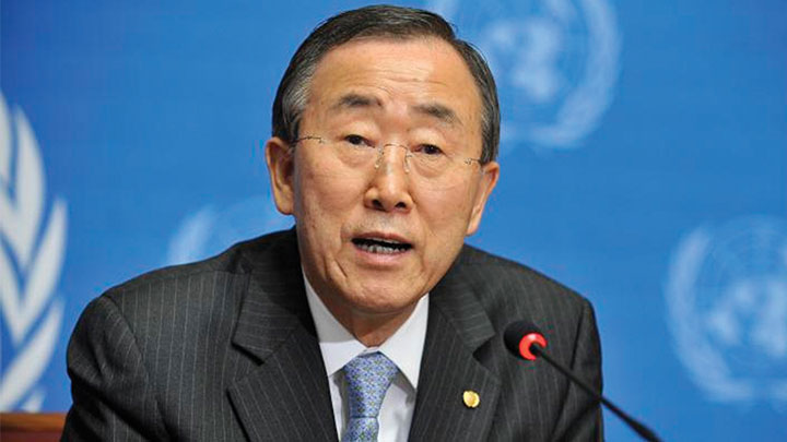 ಭಾರತದೊಂದಿಗಿನ ವಿವಾದ ಮಾತುಕತೆಯಿಂದ ಬಗೆಹರಿಸಿಕೊಳ್ಳಿ ಶರೀಫ್‌ಗೆ ಬಾನ್ ಕಿ-ಮೂನ್ ಸಲಹೆ