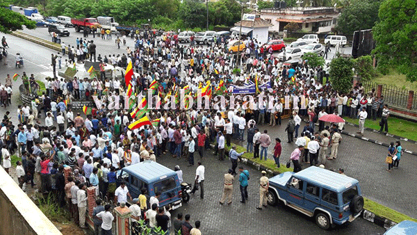 ಉಡುಪಿಯಲ್ಲಿ ಮರಳುಗಾರಿಕೆ ನಿಷೇಧದ ವಿರುದ್ಧ ಪ್ರತಿಭಟನಾ ರ್ಯಾಲಿ