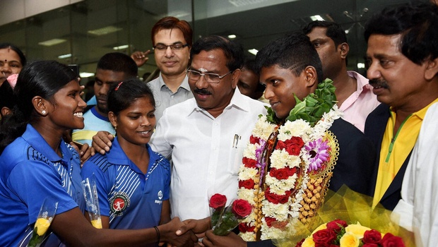 ಮಾರಿಯಪ್ಪನ್ ತಂಗವೇಲುಗೆ ಚೆನ್ನೈನಲ್ಲಿ ಭವ್ಯ ಸ್ವಾಗತ