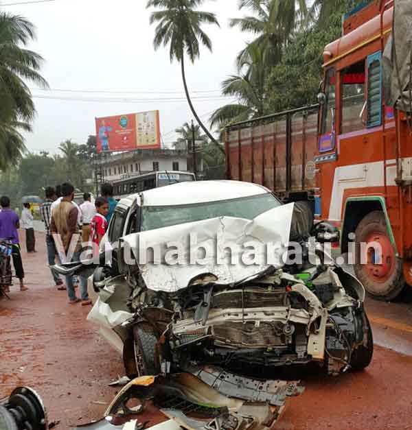 ಕಾಸರಗೋಡು: ಕಾರಿಗೆ ಲಾರಿ ಢಿಕ್ಕಿ; ಓರ್ವ ಮೃತ್ಯು