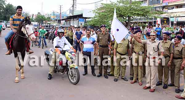 ‘ರಸ್ತೆ ಸುರಕ್ಷಾ ಸಪ್ತಾಹ’ ರ್ಯಾಲಿಗೆ ಚಾಲನೆ
