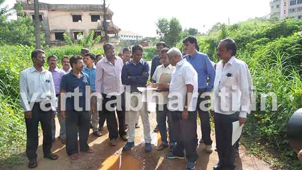 ನೂತನ ಬಸ್ ನಿಲ್ದಾಣ ಸ್ಥಳ ಪರಿಶೀಲನೆ ಮಾಡಿದ ಶಾಸಕ ಜೆ.ಆರ್.ಲೋಬೊ