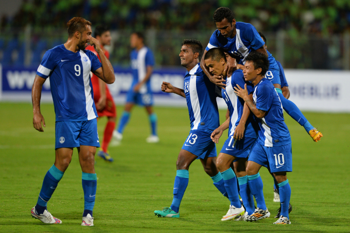 ಐತಿಹಾಸಿಕ ಜಯ ಗಳಿಸಿದ ಭಾರತದ ಫುಟ್ಬಾಲ್ ತಂಡ
