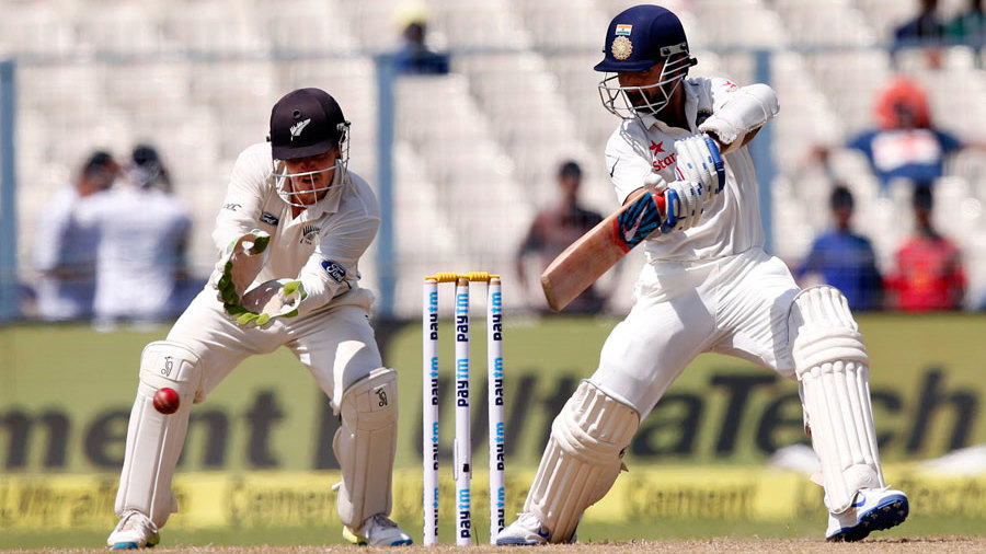 ಎರಡನೆ ಟೆಸ್ಟ್: ಕಿವೀಸ್ ವಿರುದ್ಧ  ಭಾರತ  ಮೊದಲ  ಇನಿಂಗ್ಸ್ ನಲ್ಲಿ 239/7