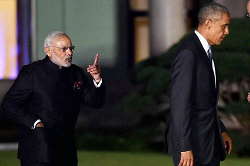 ಒಬಾಮಗೆ ಏನು ಹೇಳುತ್ತಿದ್ದಾರೆ ಮೋದಿ ಎಂದು ಊಹಿಸಬಲ್ಲಿರಾ?