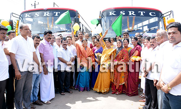 ಪುತ್ತೂರು: ನೂತನ ಕೆಎಸ್ಸಾರ್ಟಿಸಿ ಬಸ್‌ಗೆ ಚಾಲನೆ