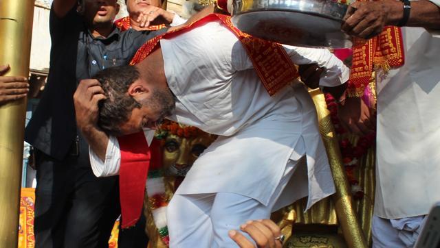 ಜೀವಾಪಾಯದಿಂದ ಸ್ವಲ್ಪದರಲ್ಲೇ ಪಾರಾದ ರಾಹುಲ್ ಗಾಂಧಿ