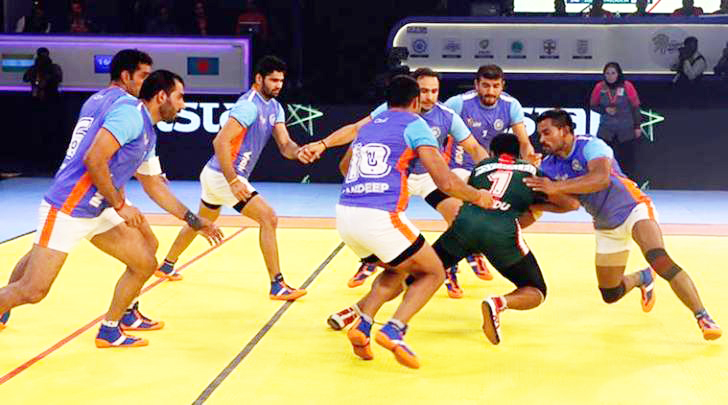 ಕಬಡ್ಡಿ ವಿಶ್ವಕಪ್: ಭಾರತಕ್ಕೆ ಭರ್ಜರಿ ಜಯ