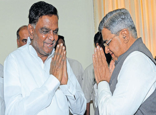 ಶ್ರೀನಿವಾಸ್‌ ಪ್ರಸಾದ್ ರಾಜೀನಾಮೆ ತಿರಸ್ಕರಿಸಿಲ್ಲ: ಕೆ.ಬಿ.ಕೋಳಿವಾಡ