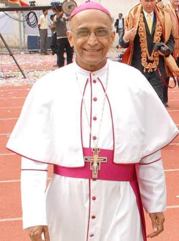 ಬೆಂಗಳೂರಿನ ಆರ್ಚ್‌ಬಿಷಪ್ ರೆ.ಡಾ. ಬರ್ನಾರ್ಡ್ ಮೊರಸ್ ಅವರ ಅಭಿನಂದನೆ ಹಾಗೂ ಸಂದೇಶ