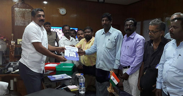 ಚಲೋ ಉಡುಪಿ: ಉಡುಪಿ ಸ್ವಾಗತ ಸಮಿತಿಯಿಂದ ಎಸ್ಪಿ ಭೇಟಿ