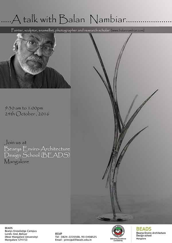 Basic Design Workshop at BEADS (Bearys Enviro Architecture Design School),Innoli, Mangalore