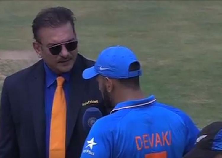 ನ್ಯೂಜಿಲೆಂಡ್ ವಿರುದ್ಧದ ಪಂದ್ಯ: ತಾಯಂದಿರ ಹೆಸರಿರುವ ಜೆರ್ಸಿ ಧರಿಸಿದ ಭಾರತೀಯ ಕ್ರಿಕೆಟಿಗರು