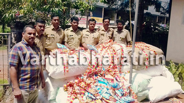 ಕಾಸರಗೋಡು: 8 ಲಕ್ಷ ರೂ. ಮೌಲ್ಯದ ತಂಬಾಕು ಉತ್ಪನ್ನಗಳ ವಶ