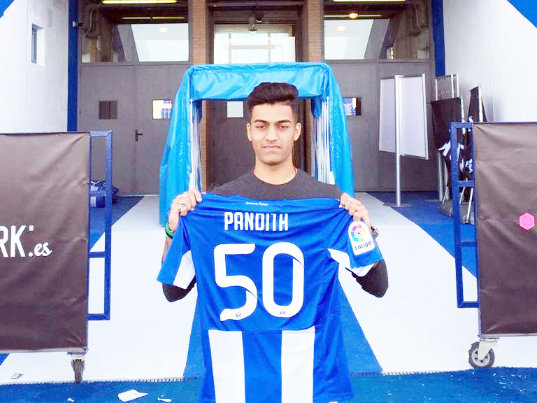 ಲಾಲಿಗ ಕ್ಲಬ್‌ನೊಂದಿಗೆ ಇಶಾನ್ ಪಂಡಿತಾ ಒಪ್ಪಂದ