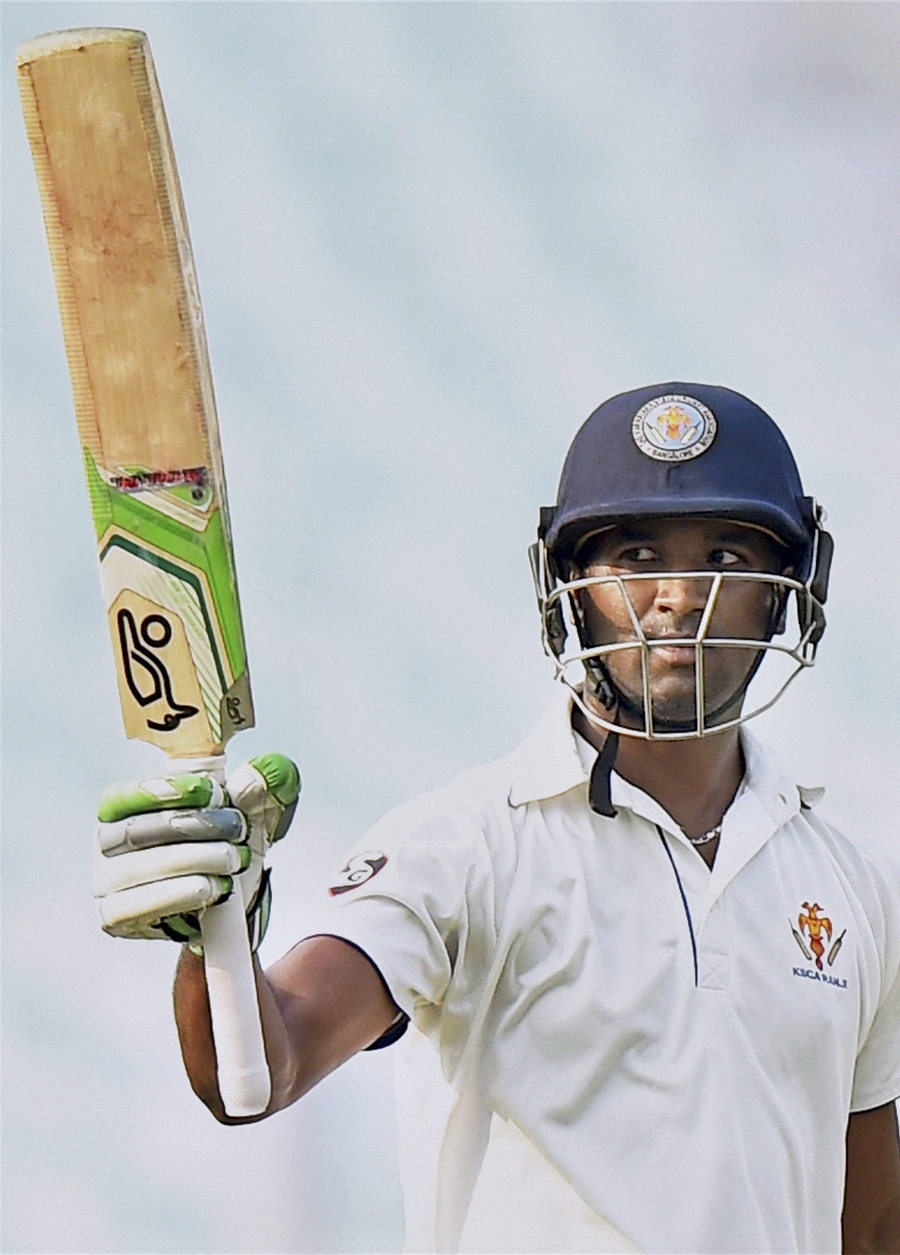 ರಣಜಿ ಟ್ರೋಫಿ: ಕರ್ನಾಟಕ ತಂಡಕ್ಕೆ ಅಲ್ಪ ಮುನ್ನಡೆ