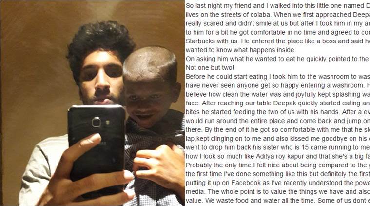 ಬೀದಿ ಬದಿ ಭಿಕ್ಷೆ ಬೇಡುವ ಹುಡುಗನನ್ನು ಈತ ದುಬಾರಿ ರೆಸ್ಟೋರೆಂಟ್ ಗೆ ಕರೆದುಕೊಂಡು ಹೋದ