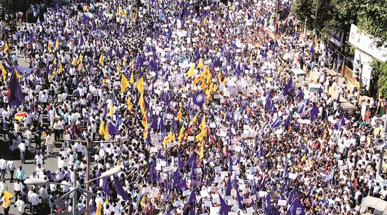 ಮೀಸಲಾತಿಗೆ ಆಗ್ರಹಿಸಿ ಪುಣೆಯಲ್ಲಿ ದಲಿತರು, ಒಬಿಸಿ ಹಾಗೂ ಅಲ್ಪಸಂಖ್ಯಾತರ ಬೃಹತ್ ರ್ಯಾಲಿ