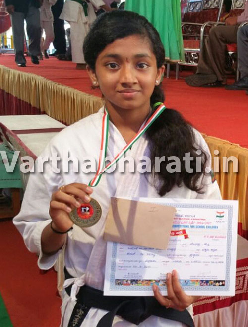 ಕರಾಟೆ: ಸಹನಾ ಶೆಟ್ಟಿ ರಾಜ್ಯಮಟ್ಟಕ್ಕೆ ಆಯ್ಕೆ