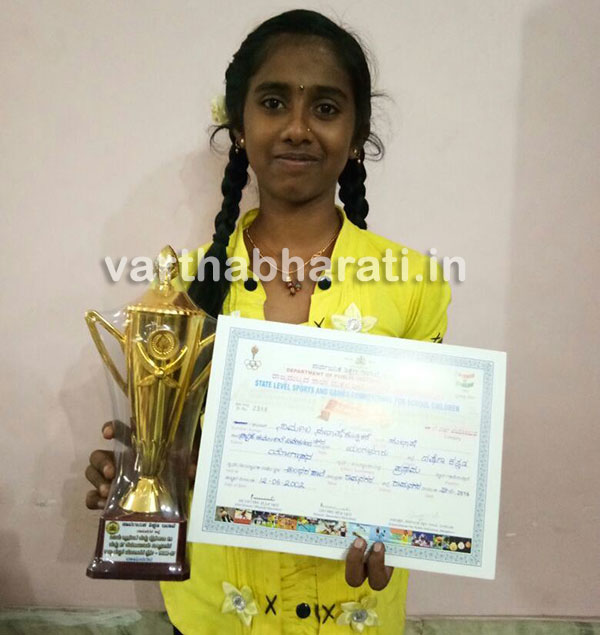 ಆಳ್ವಾಸ್‌ನ ನಿರ್ಮಲಾ ರಾಷ್ಟ್ರಮಟ್ಟದ ಯೋಗಾಸನ ಸ್ಪರ್ಧೆಗೆ ಆಯ್ಕೆ