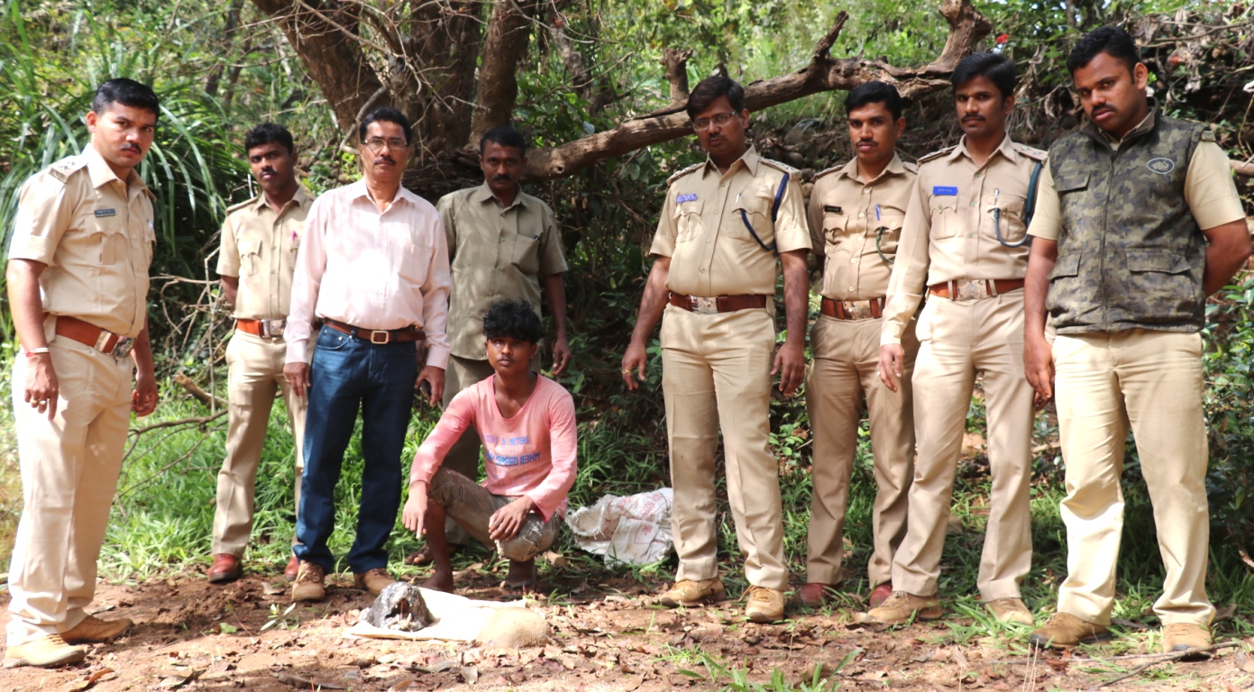 ಚಿರತೆ ಕೊಂದು,ರುಂಡ ಕಾಲುಗಳನ್ನು ಕಳವುಗೈದ ಆರೋಪಿ ಬಂಧನ