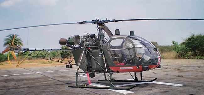 ಸೇನಾ ಹೆಲಿಕಾಪ್ಟರ್‌ ಪತನ; ನಾಲ್ವರ  ಸಾವು