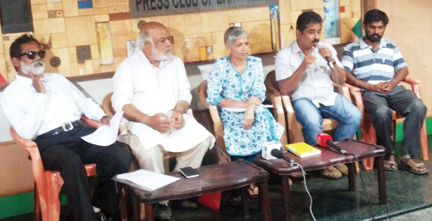 ಟಿಪ್ಪು ಜಯಂತಿ ವಿರೋಧಕ್ಕೆ ತೀವ್ರ ಖಂಡನೆ:  ನ.7ಕ್ಕೆ ಕೋಮು ಸೌಹಾರ್ದ ವೇದಿಕೆ ಪ್ರತಿಭಟನೆ